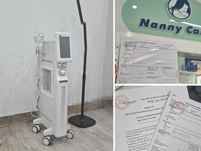 Bàn giao máy đa năng Nanny Care Quận 10 - Dụng Cụ Y Khoa & Thẩm Mỹ Bình Minh
